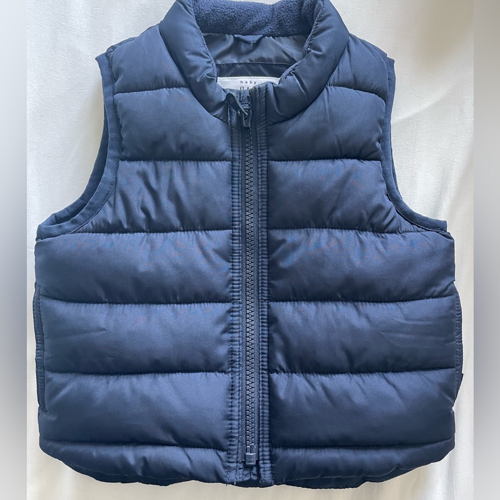 Baby Gap 18-24 Month Boy Blue Puffer Vest